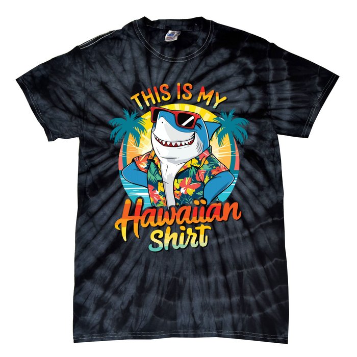 This Is My Hawaiian Tropical Luau Costume Party Hawaii Tie-Dye T-Shirt