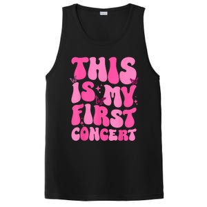 This Is My First Concert Music Event Retro Groovy Girl PosiCharge Competitor Tank