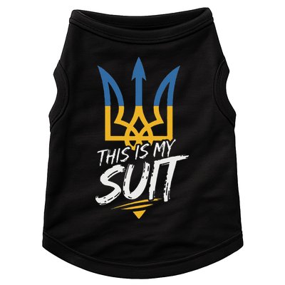 This Is My Suit IM Not Playing Cards Tramp Zelensky Ukraine Doggie Tank