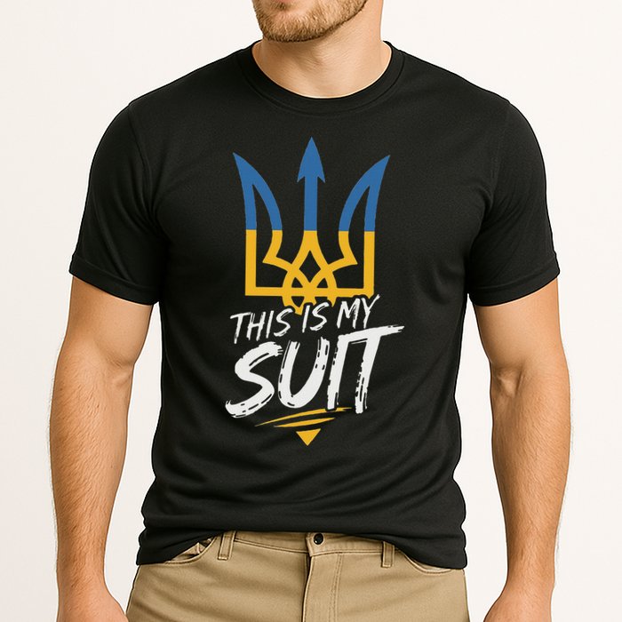 This Is My Suit IM Not Playing Cards Tramp Zelensky Ukraine Cooling Performance Crew T-Shirt
