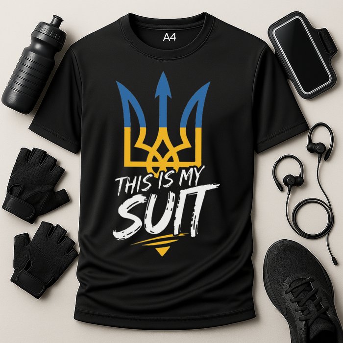This Is My Suit IM Not Playing Cards Tramp Zelensky Ukraine Cooling Performance Crew T-Shirt