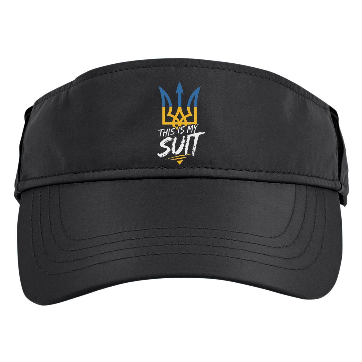 This Is My Suit IM Not Playing Cards Tramp Zelensky Ukraine Adult Drive Performance Visor