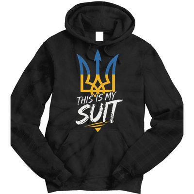 This Is My Suit IM Not Playing Cards Tramp Zelensky Ukraine Tie Dye Hoodie