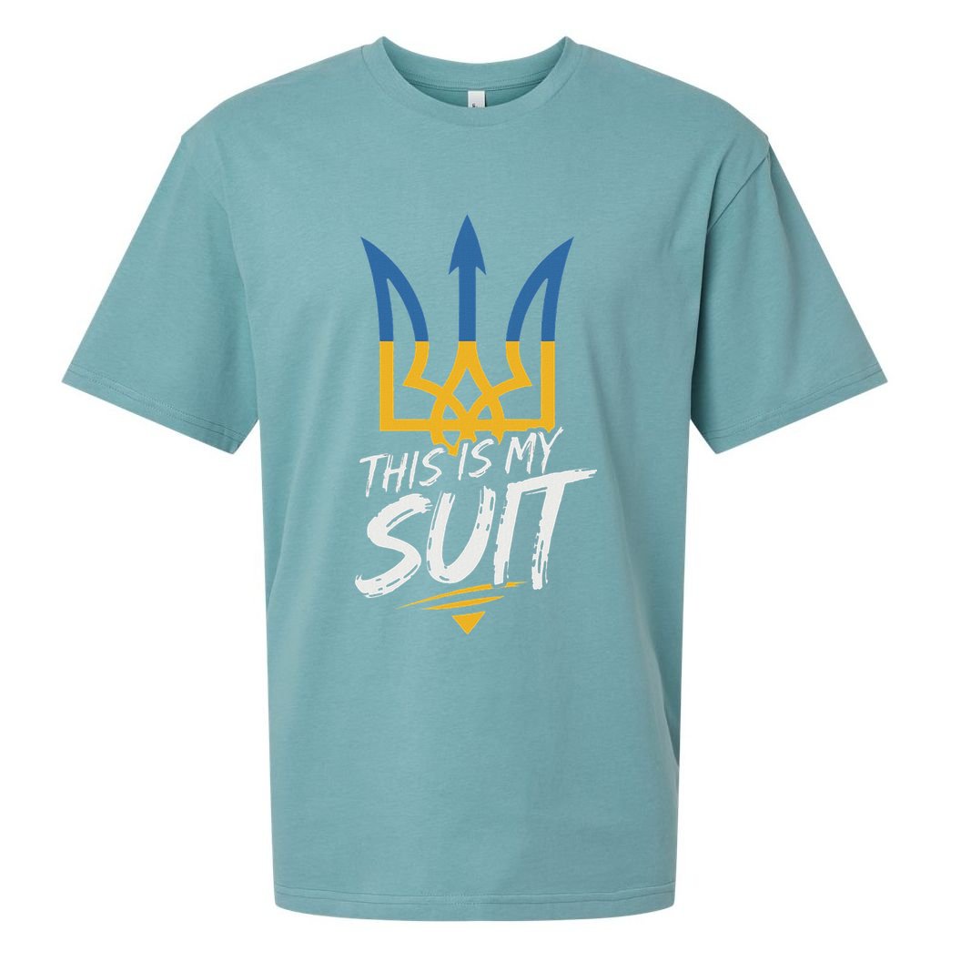 This Is My Suit IM Not Playing Cards Tramp Zelensky Ukraine Sueded Cloud Jersey T-Shirt