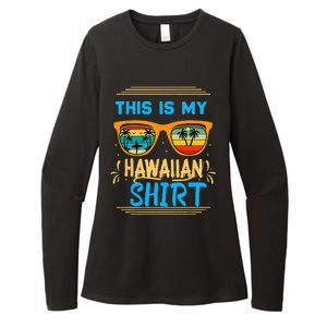 This Is My Hawaiian Tropical Luau Costume Party Hawaii Womens CVC Long Sleeve Shirt