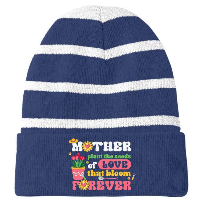 This is My Gardening. Garden Gardening Gardeners Striped Beanie with Solid Band