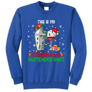 This Is My Xmas Bartender Cool Gift Santa Bartender Tools Gift Sweatshirt