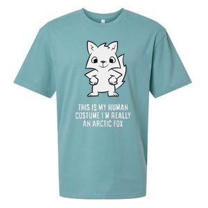 This Is My Human Costume IM Really An Arctic Fox Sueded Cloud Jersey T-Shirt