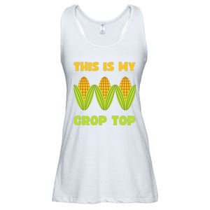 THIS IS MY CROP TOP CORN CROP TOP Ladies Essential Flowy Tank