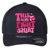 This Is My Fight Breast Cancer Ribbon Support Flexfit Unipanel Trucker Cap