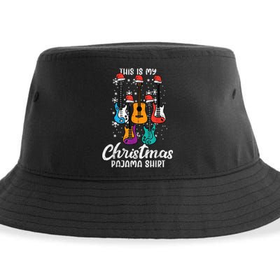 This Is My Christmas Shirt Guitar Xmas Music  Wo Kid Sustainable Bucket Hat