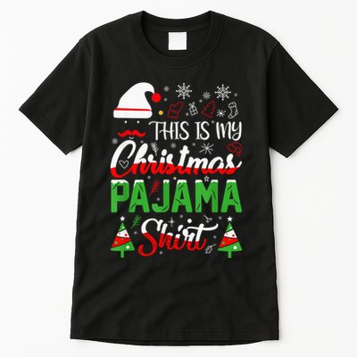This Is My Christmas Pajama Shirt Xmas Family Tall T-Shirt