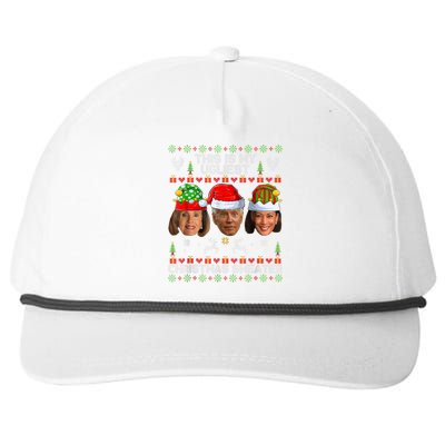 This Is My Ugliest Christmas Antibiden Sweater Funny Xmas Snapback Five-Panel Rope Hat