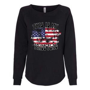 This Is My Pride Flag USA American Patriotic Womens California Wash Sweatshirt