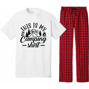 This Is My Camping Gift Funny Statet Saying Funny Gift Pajama Set