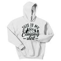 This Is My Camping Gift Funny Statet Saying Funny Gift Kids Hoodie