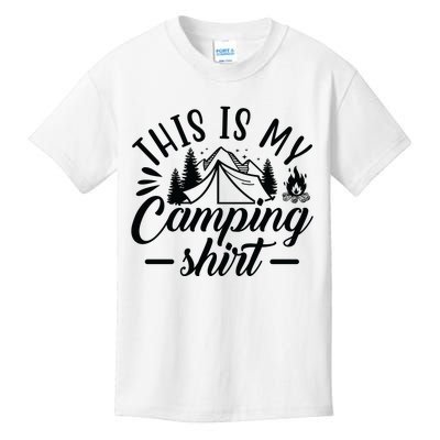 This Is My Camping Gift Funny Statet Saying Funny Gift Kids T-Shirt