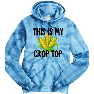 This Is My Crop Top Hilarious Funny Meme Tie Dye Hoodie