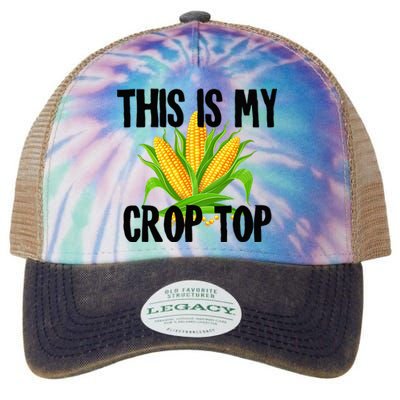 This Is My Crop Top Hilarious Funny Meme Legacy Tie Dye Trucker Hat