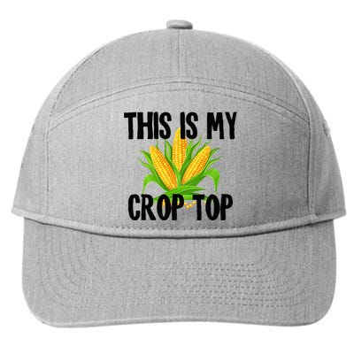 This Is My Crop Top Hilarious Funny Meme 7-Panel Snapback Hat