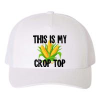 This Is My Crop Top Hilarious Funny Meme Yupoong Adult 5-Panel Trucker Hat