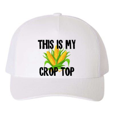 This Is My Crop Top Hilarious Funny Meme Yupoong Adult 5-Panel Trucker Hat