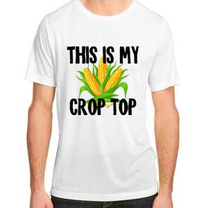 This Is My Crop Top Hilarious Funny Meme Adult ChromaSoft Performance T-Shirt