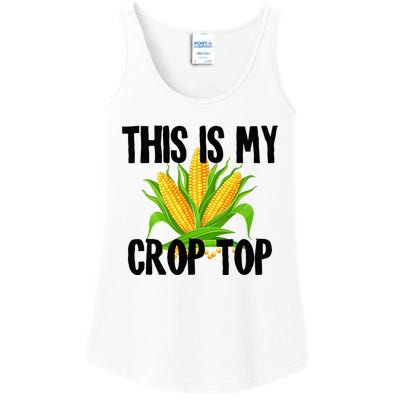 This Is My Crop Top Hilarious Funny Meme Ladies Essential Tank