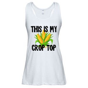 This Is My Crop Top Hilarious Funny Meme Ladies Essential Flowy Tank