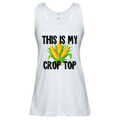 This Is My Crop Top Hilarious Funny Meme Ladies Essential Flowy Tank