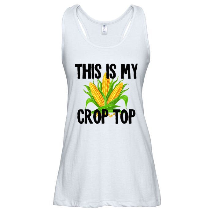 This Is My Crop Top Hilarious Funny Meme Ladies Essential Flowy Tank