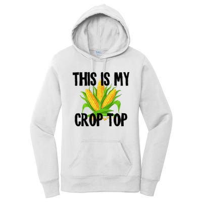 This Is My Crop Top Hilarious Funny Meme Women's Pullover Hoodie