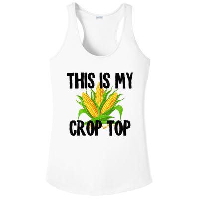 This Is My Crop Top Hilarious Funny Meme Ladies PosiCharge Competitor Racerback Tank