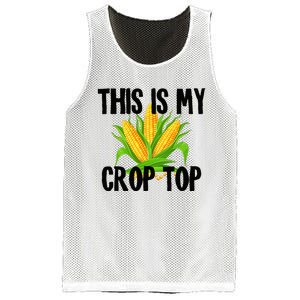 This Is My Crop Top Hilarious Funny Meme Mesh Reversible Basketball Jersey Tank