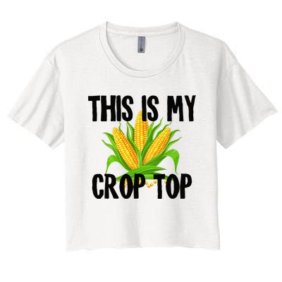 This Is My Crop Top Hilarious Funny Meme Women's Crop Top Tee