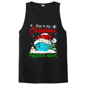 This Is My Christmas Pajama Xmas Lights Bowling Ball Lover Gift PosiCharge Competitor Tank