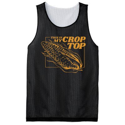 This Is My Crop Top Corn Mesh Reversible Basketball Jersey Tank