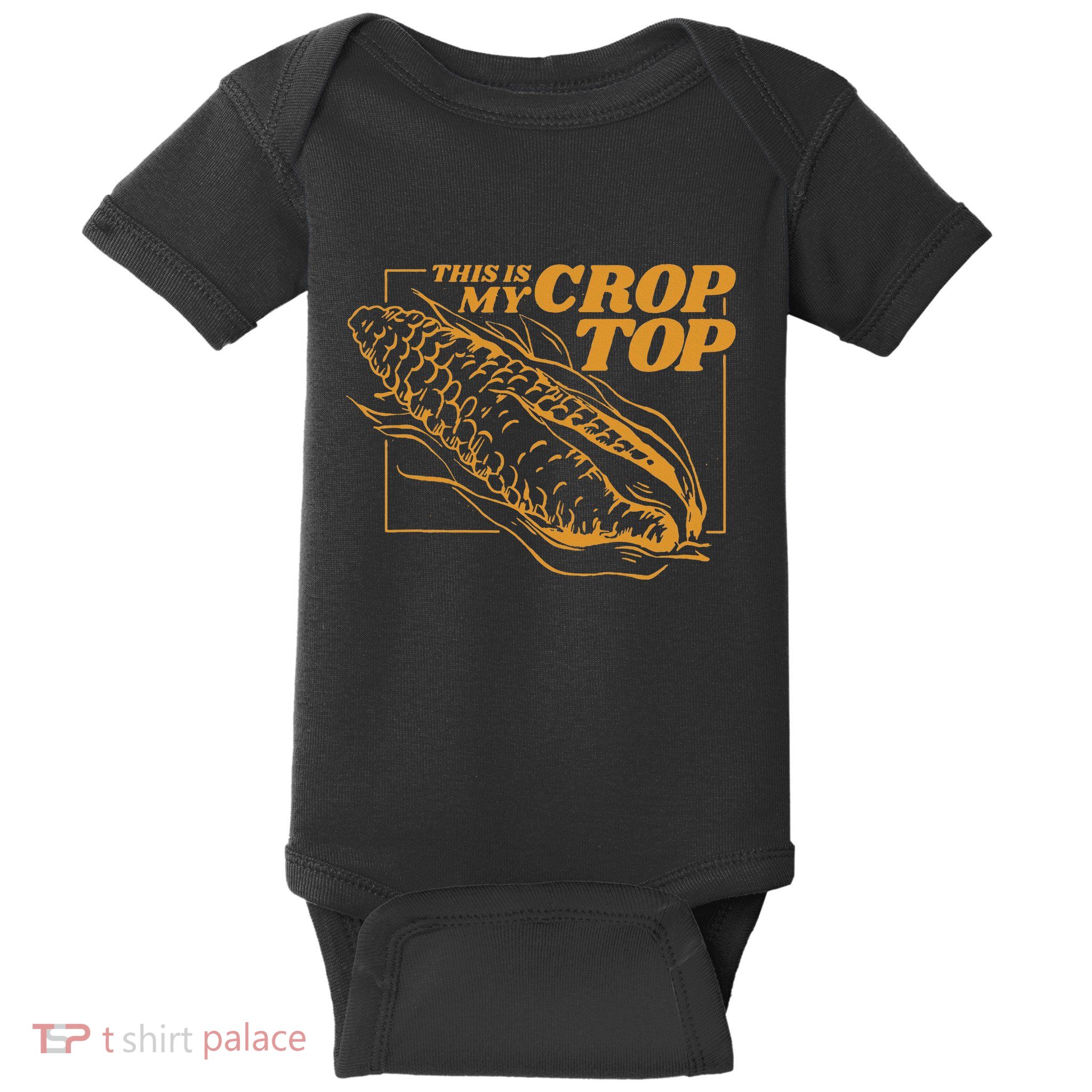 This Is My Crop Top Corn Baby Bodysuit