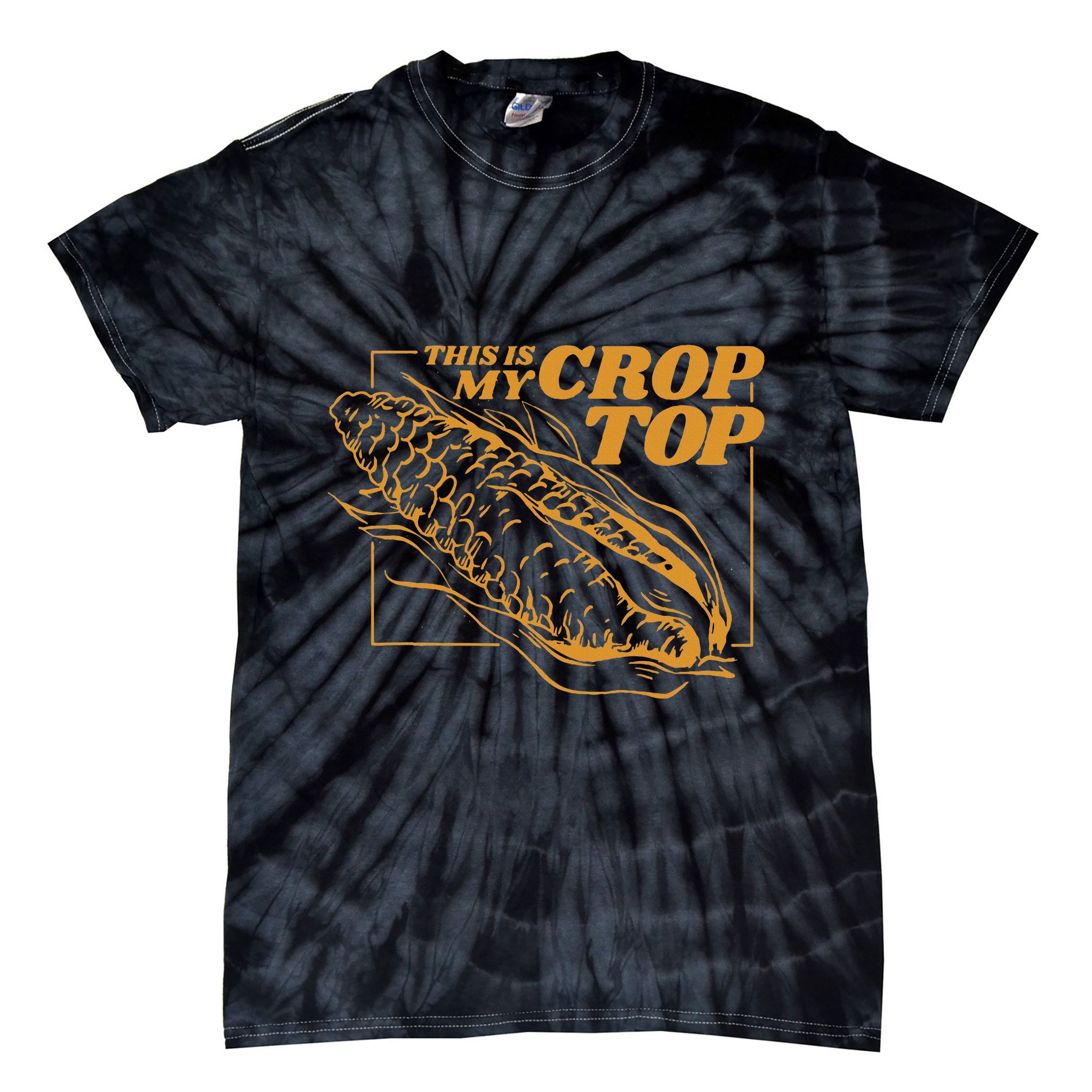 This Is My Crop Top Corn Tie-Dye T-Shirt