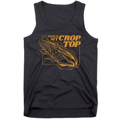 This Is My Crop Top Corn Tank Top