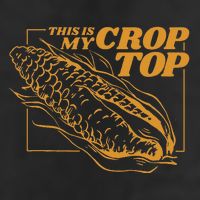 This Is My Crop Top Corn Golf Towel