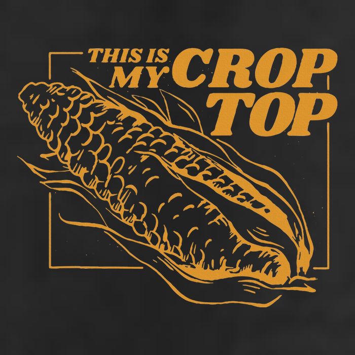 This Is My Crop Top Corn Golf Towel