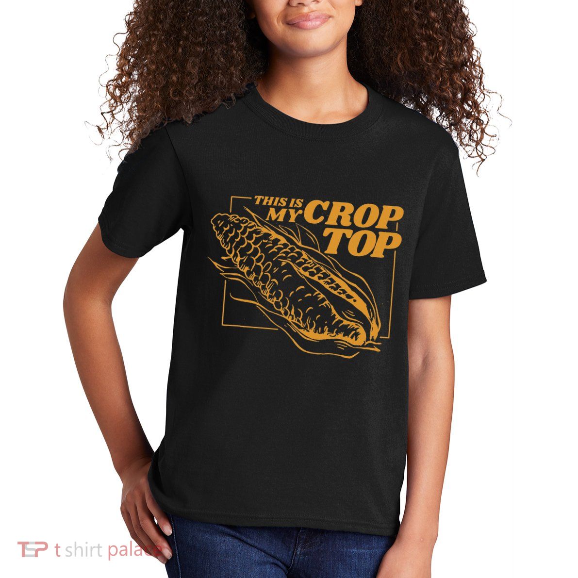 This Is My Crop Top Corn Kids T-Shirt