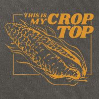 This Is My Crop Top Corn Cotton Canvas Backpack