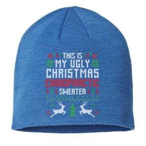 This Is My Ugly Christmas Chiropractic Chiropractor Gift Sustainable Beanie