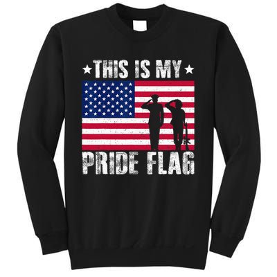 This Is My Pride Flag USA American 4th Of July Patriotic Sweatshirt