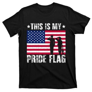 This Is My Pride Flag USA American 4th Of July Patriotic T-Shirt