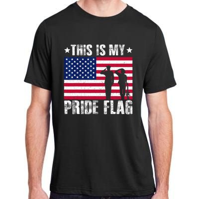 This Is My Pride Flag USA American 4th Of July Patriotic Adult ChromaSoft Performance T-Shirt