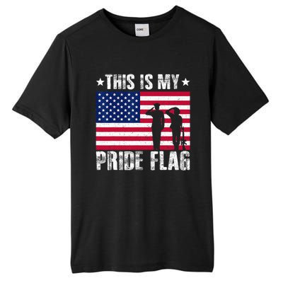 This Is My Pride Flag USA American 4th Of July Patriotic Tall Fusion ChromaSoft Performance T-Shirt