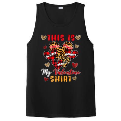 This Is My Valentine Cool Gift Cute Valentine Donkey Farmer Gift PosiCharge Competitor Tank